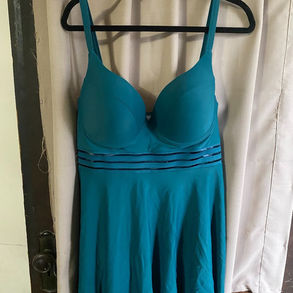 Teal Swim Tankini Top | 3XL